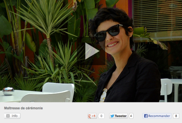 audrey tautou, cannes festival 2013, master of ceremony, interview, amelie, cannes, france, THERESE DESQUEYROUX, french cinema, film festival, exclusive interview, canal plus
